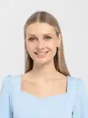 Бежевый серьги новогодние / серьги-подвески новогодние