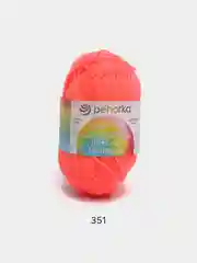 Коралловый пряжа Пехорка Детская новинка, акрил, 50 г, 200 м