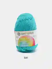 Бирюзовый пряжа Пехорка Детская новинка, акрил, 50 г, 200 м
