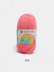 Кораллово-розовый пряжа Пехорка Детская новинка, акрил, 50 г, 200 м