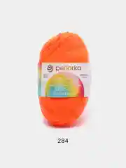 Оранжевый пряжа Пехорка Детская новинка, акрил, 50 г, 200 м