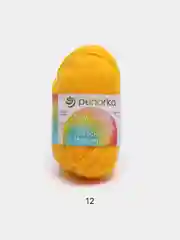 Желтый пряжа Пехорка Детская новинка, акрил, 50 г, 200 м