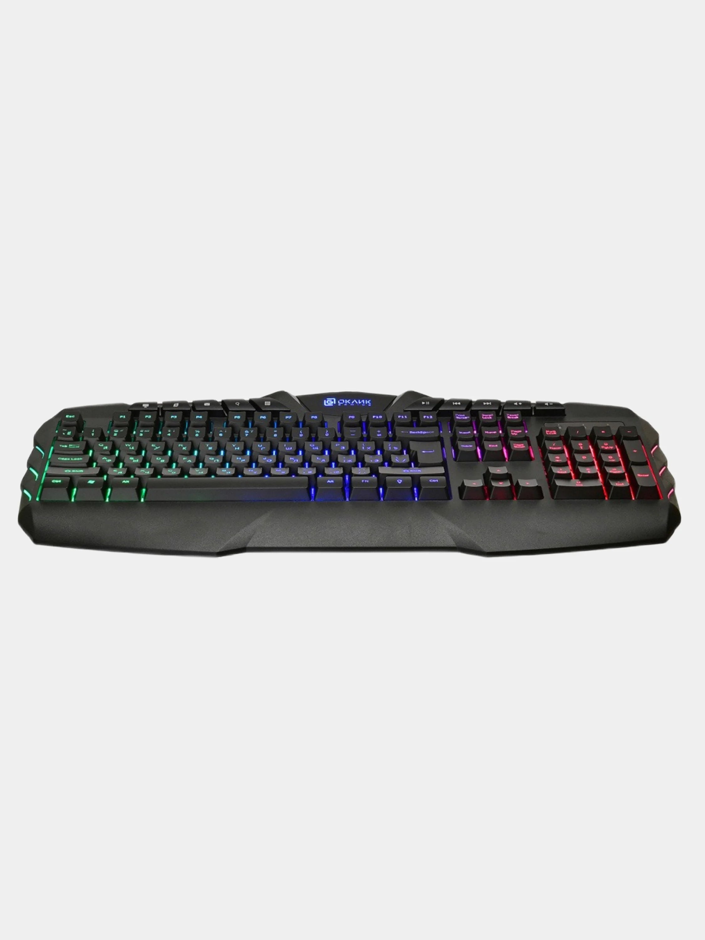 Игровая клавиатура с подсветкой Oklick 777G PSYCHO, USB