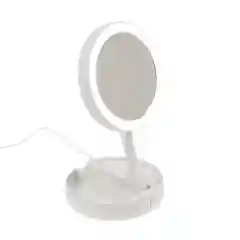 Зеркало Luazon KZ-09, подсветка, настольное, 30 х 16 х 16 см, увеличение х 10, USB, белое
