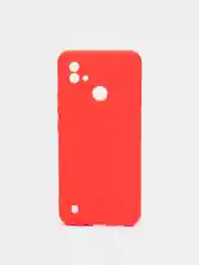 Красный чехол для Realme C11, C20 (Реалми С11, С20), цветной, силиконовый