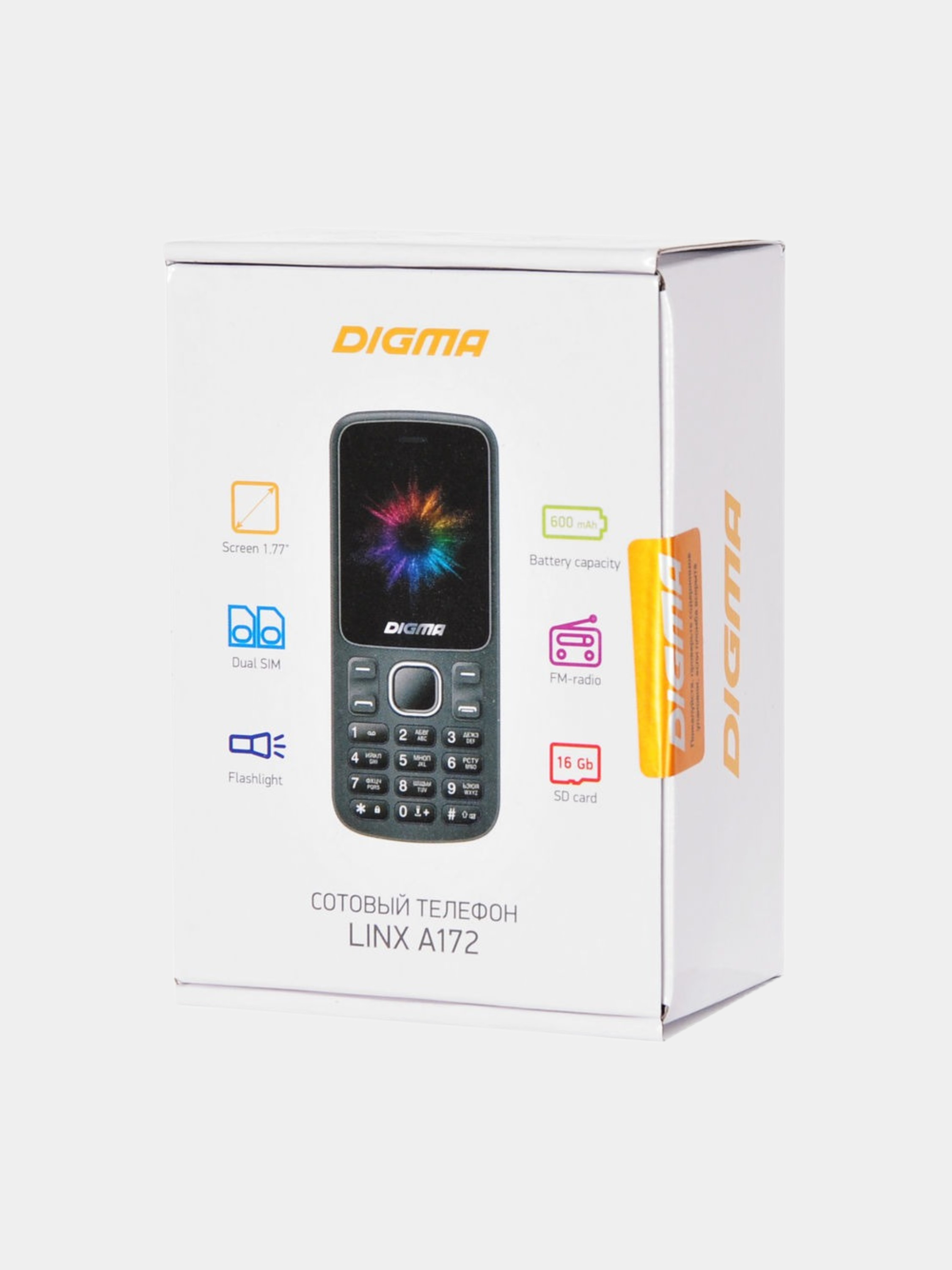 Мобильный телефон Digma A172 Linx 32Mb, 2Sim 1.77