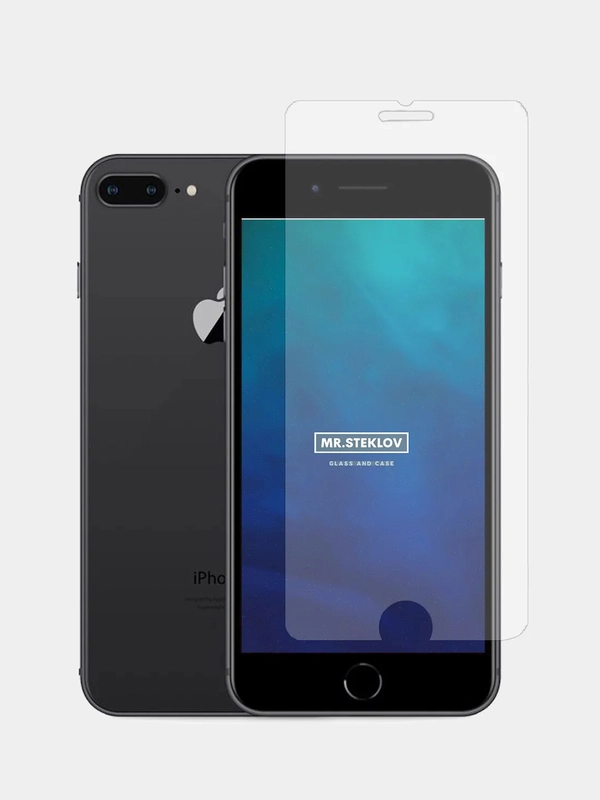 Защитное стекло для IPhone 7 Plus, 8 Plus (Айфон 7 Плюс, 8 Плюс)