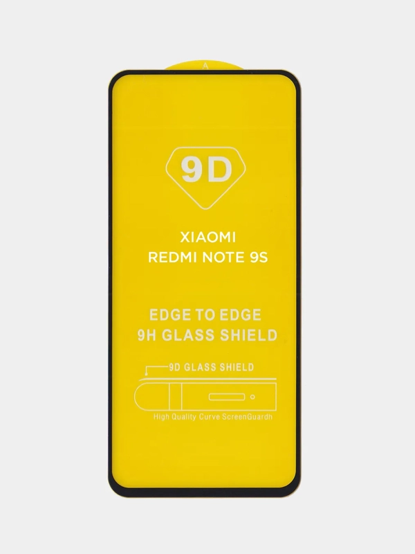 Защитное стекло 9D для Xiaomi PocoX3/M3/Redmi6/6A/7A/8/8A/8APro/9T/Note7/8Pro/8T/9S/9T