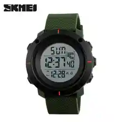 Зеленый мужские наручные часы Skmei 1212  в подарочной упаковке