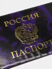 Фиолетовый обложка-чехол на паспорт
