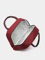 Бордовый сумка для обедов, термосумка для ланча