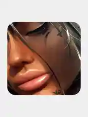 Лавандовый 3d-стикеры, наклейки на телефон "Девушки", Girls