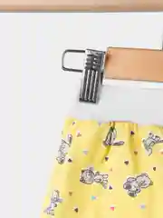 Желтый ползунки на лайкре для малышей