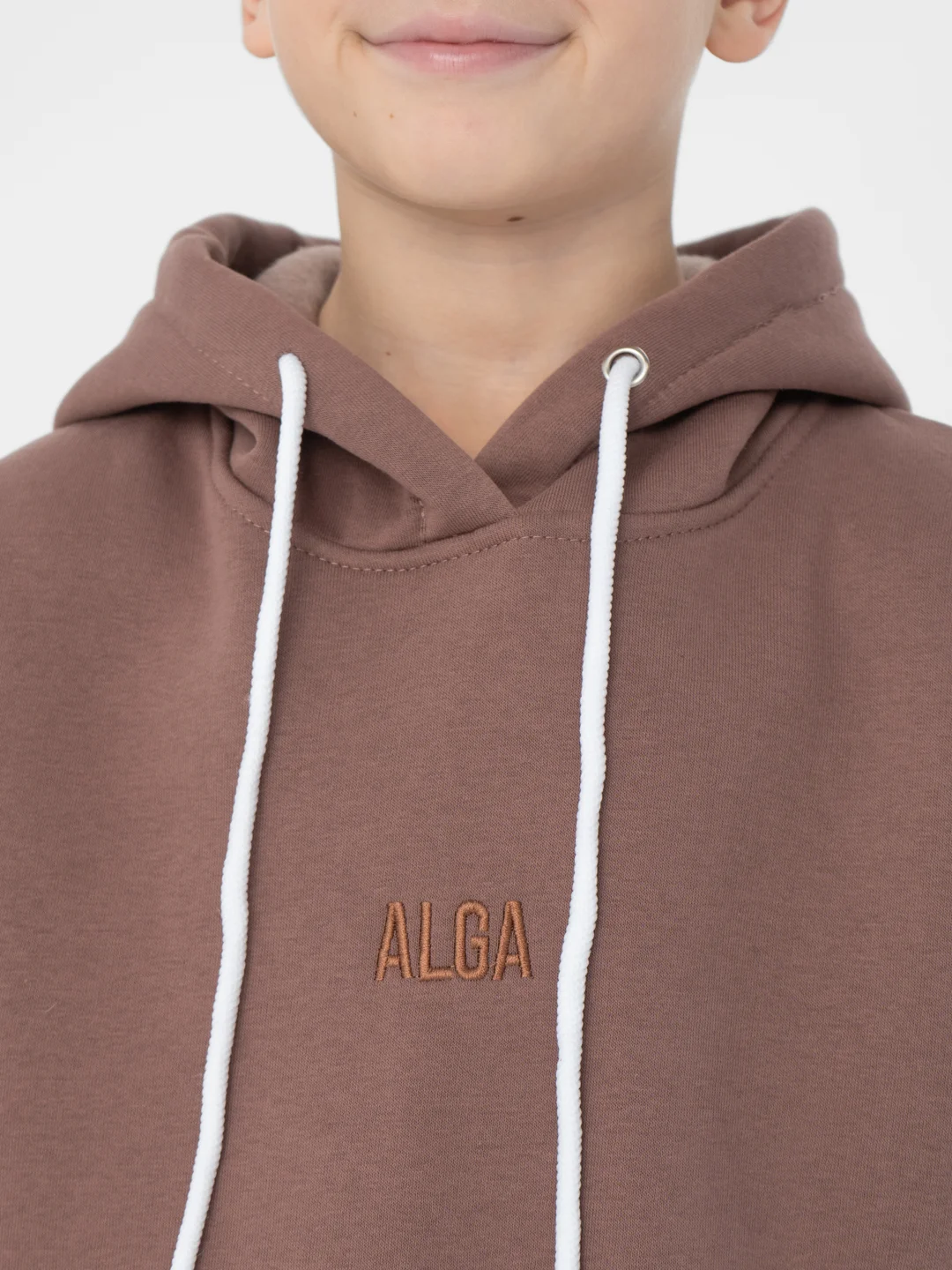 Коричневый худи ALGA