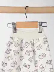 Белый детские ползунки на лайкре