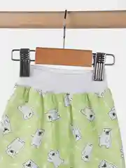 Салатовый ползунки на лайкре для малышей