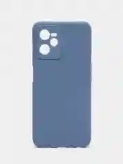 Небесно-голубой чехол для Realme C35 (Реалми С35), прозрачный