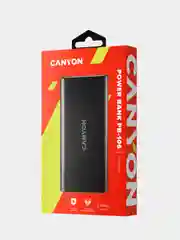 Черный внешний аккумулятор Canyon PB-106, 10000 мАч