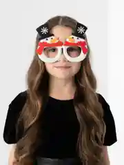 Белый новогодние карнавальные очки, маскарадная маска новогодняя, Новый Год