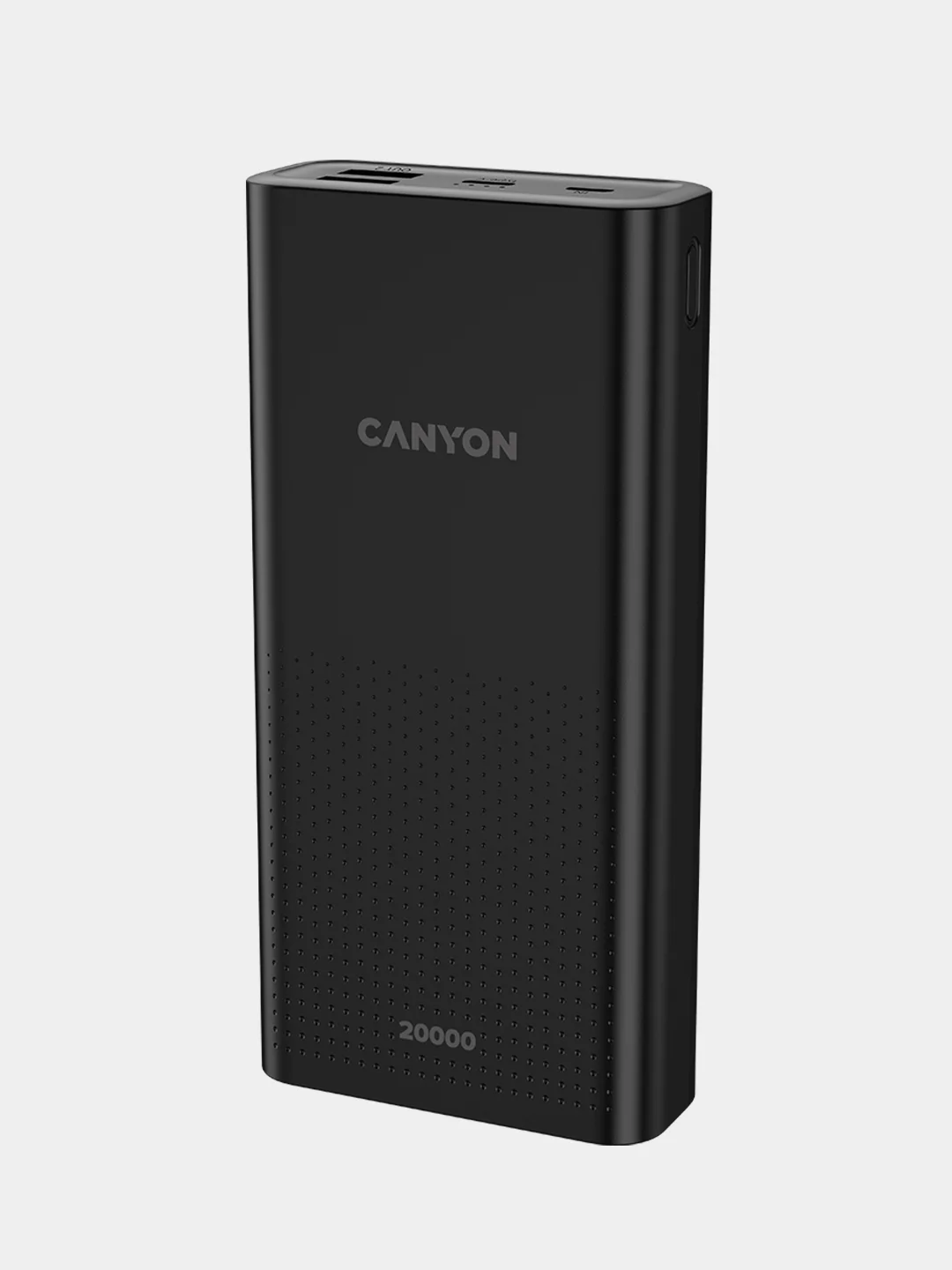 Черный внешний аккумулятор Canyon PB-2001, 20000 мАч