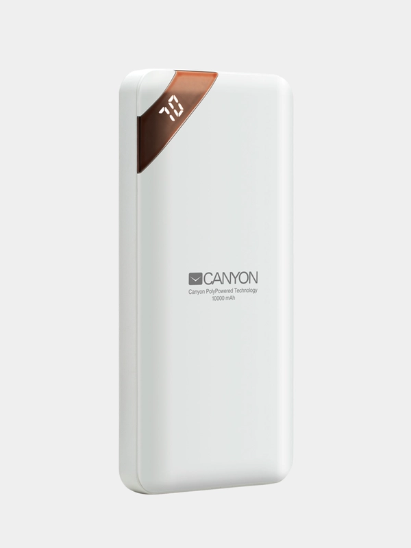 Внешний аккумулятор Canyon PB-102, с дисплеем, 10000 мАч