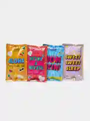 Белый шипучая морская соль для ванн 100гр Candy bath bar 1 шт Подарок на новый год подруге маме