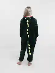 Зеленый кигуруми пижама, костюм дракона, тигра, скелета, льва, единорога, новогодний