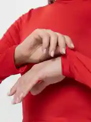 Красный женский спортивный костюм