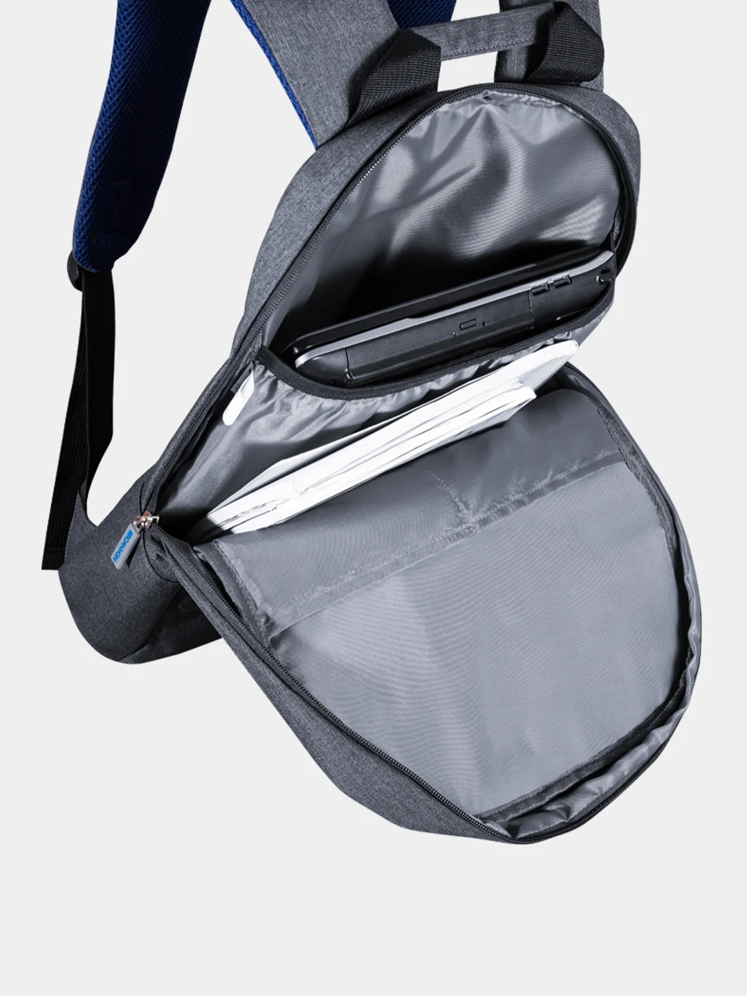 Серый рюкзак для ноутбука Canyon BP-4, 15.6", Серый