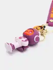 Желтый брелок для ключей, брелок скелет, разноцветный, скелет