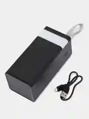 Черный внешний аккумулятор HOCO 60000mAh /50000mAh /40000mAh /30000mAh Fast Charge Power Bank 22W