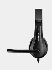 Черный компьютерная гарнитура Canyon CHSU-1, USB, 2 м, черный