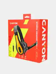 Желтый компьютерная гарнитура Canyon HSC-1, 2 м