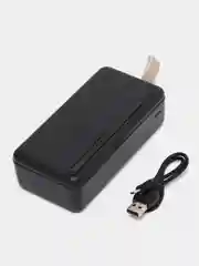 Угольный внешний аккумулятор 30000 mAh / 75000mAh, hoco, Fast Charge Power Bank