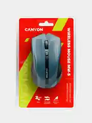 Синий беспроводная мышь Canyon MW-5, 1600 DPI