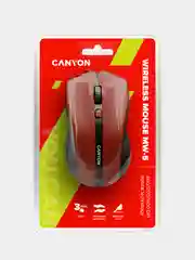 Красный беспроводная мышь Canyon MW-5, 1600 DPI