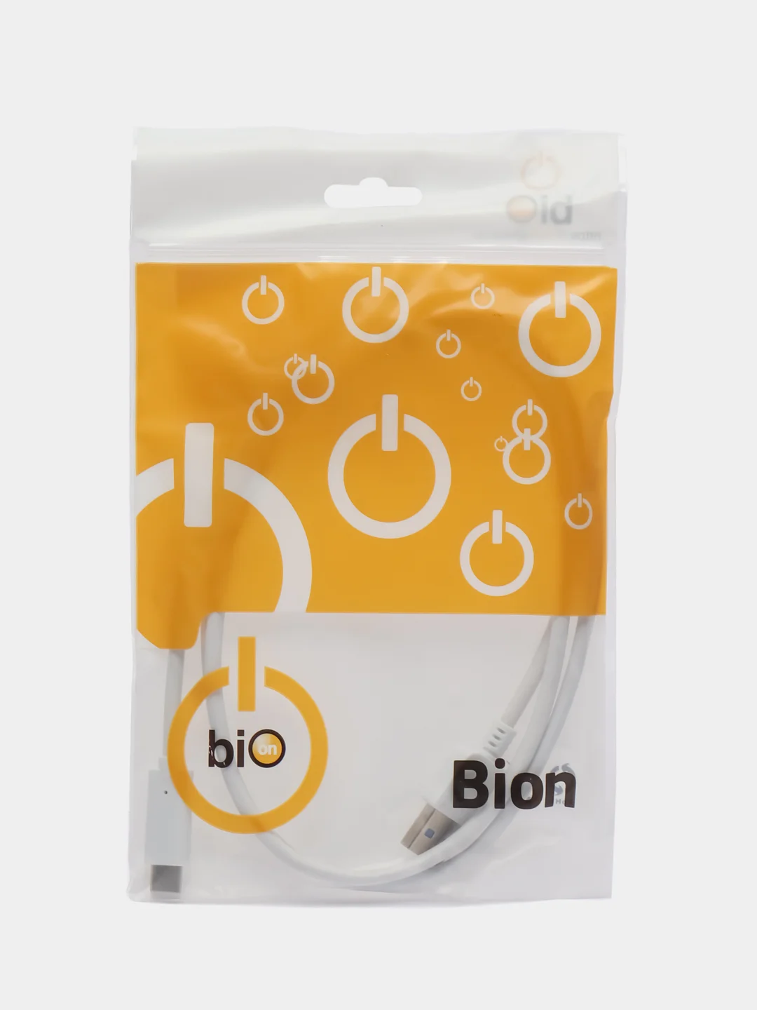 Белый кабель Type-C - USB 3.0 AM Bion, 1 м