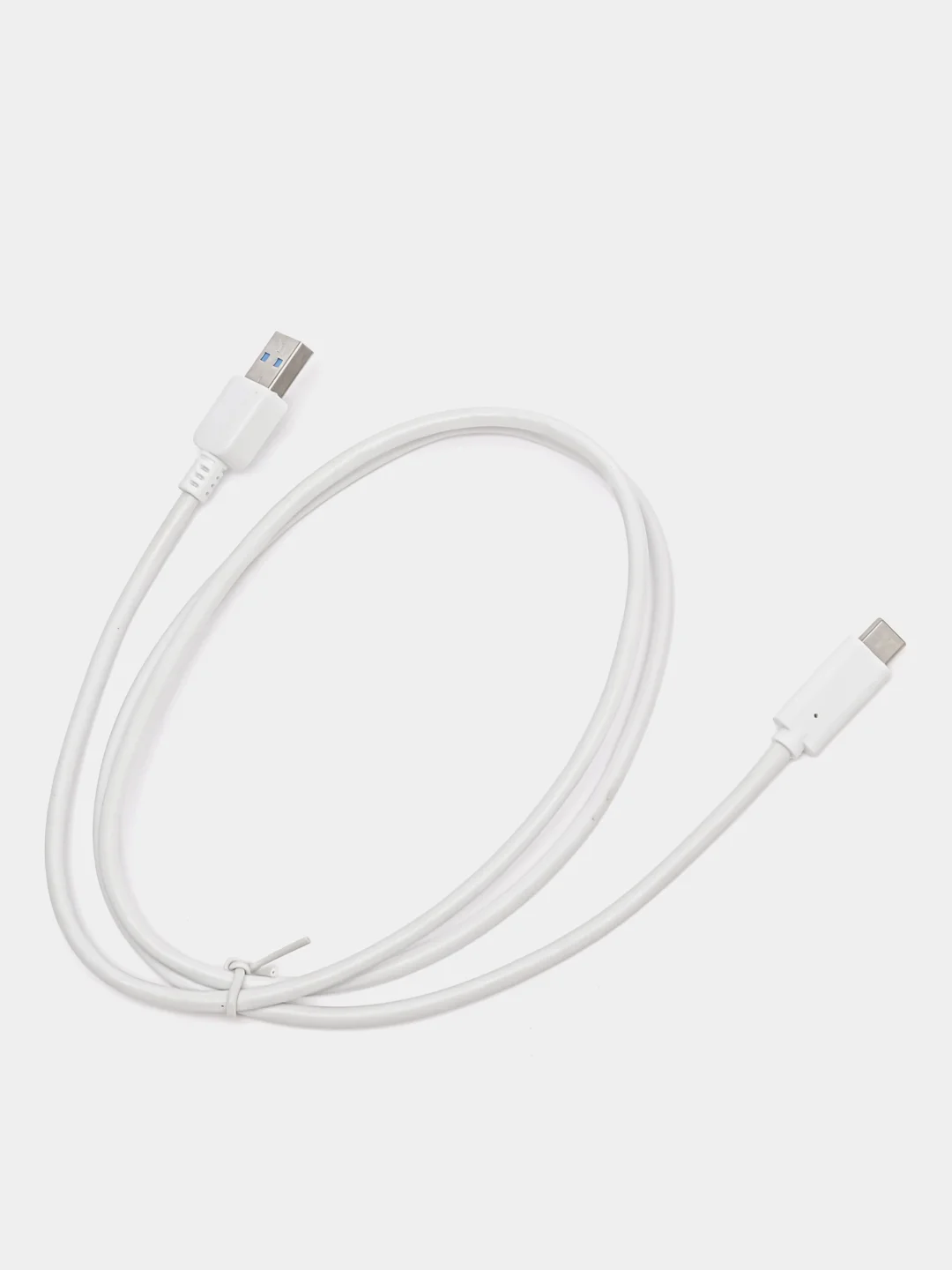 Белый кабель Type-C - USB 3.0 AM Bion, 1 м