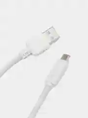 Белый кабель Type-C - USB 3.0 AM Bion, 1 м