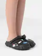 Черный сабо детские, подростковые IZI, размеры 30-35