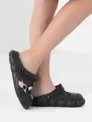 Черный сабо детские, подростковые IZI, размеры 30-35