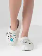 Белый сабо детские, подростковые IZI, размеры 30-35