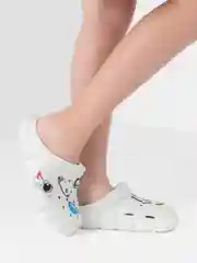 Белый сабо детские, подростковые IZI, размеры 30-35