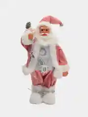 Коралловый дед мороз под елку, Новогодняя игрушка дед мороз 30см