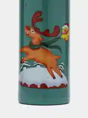Зеленый термос новогодний