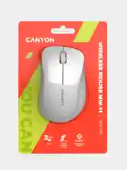 Белый беспроводная мышь Canyon MW-11, с сенсором Pixart