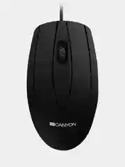 Черный мышь проводная Canyon CM-1, USB, черный