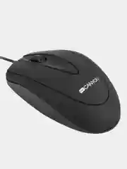 Черный мышь проводная Canyon CM-1, USB, черный