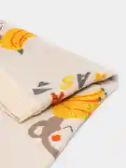 Вязаный плед Крошка Я "Bananas", 90 х 90 см