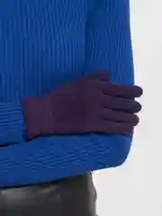 Фиолетовый перчатки сенсорные, теплые, унисекс